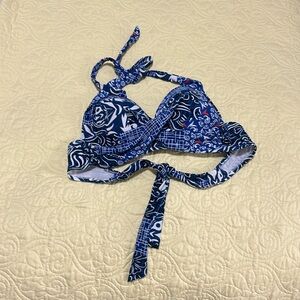 Venus Halter Crossover Push Up Bikini Top 38B/40A NWOT